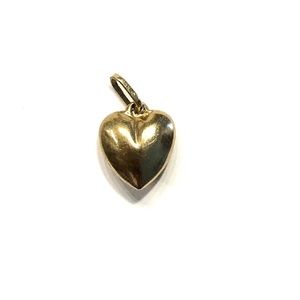 14K Yellow Gold Heart Charm/Pendant (Vintage)